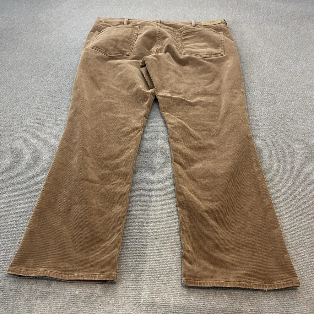 Polo Ralph Lauren Pants Mens 38x30 Brown‎ Varick Slim Straight Corduroy RL Pony